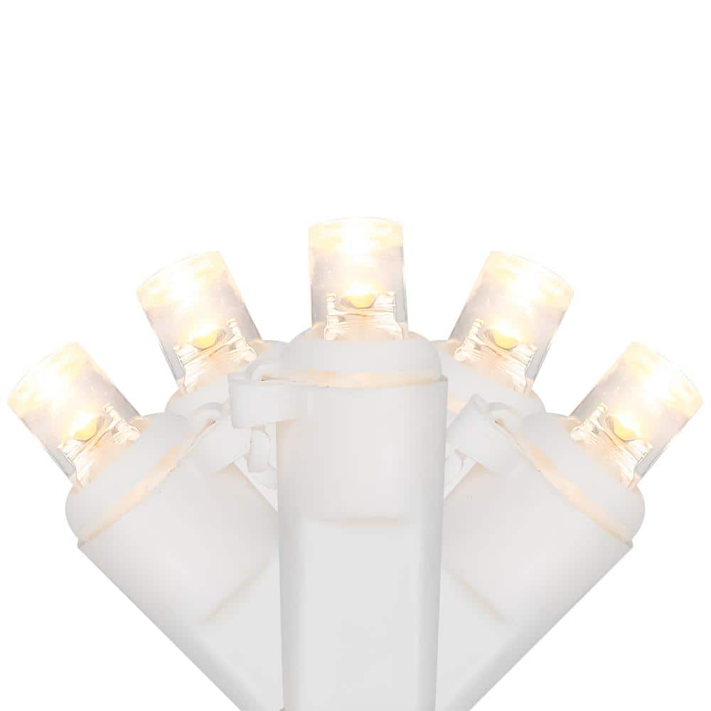 Northlight Set of 50 Warm White LED Wide Angle Christmas Lights