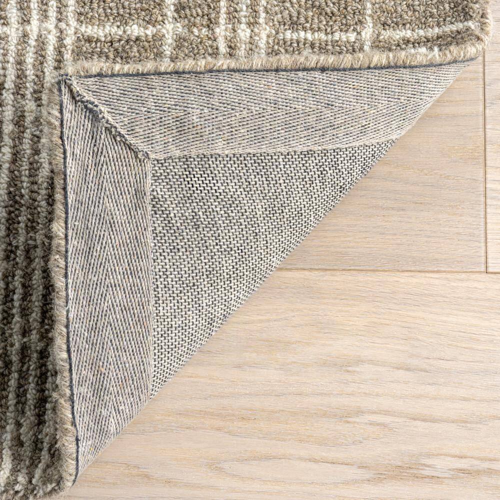 Valery Plaid Sand 9 ft. x 12 ft. Indoor Area Rug - thumbnail 3
