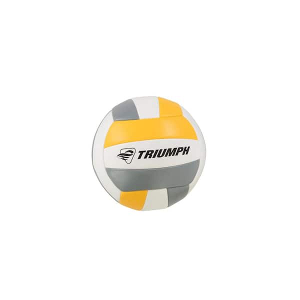 Volleyball Beads Black and White Volleyball Beads Gold and White Volleyball  Beads Big Hole Beads Sports Beads Pack of 10 Beads 