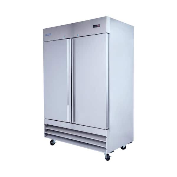 Norpole Full-Size Stainless Steel Commercial Freezer, Two Doors Reach-In, Refrigerators, Foodservice Equipment, Foodservice, Open Catalog