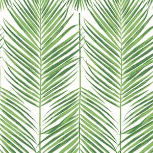 Summer Fern Marina Palm Unpasted Nonwoven Wallpaper Roll 57.5 sq. ft.