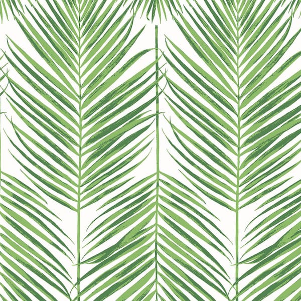 Seabrook Designs Summer Fern Marina Palm Unpasted Nonwoven Wallpaper Roll 57.5 sq. ft.