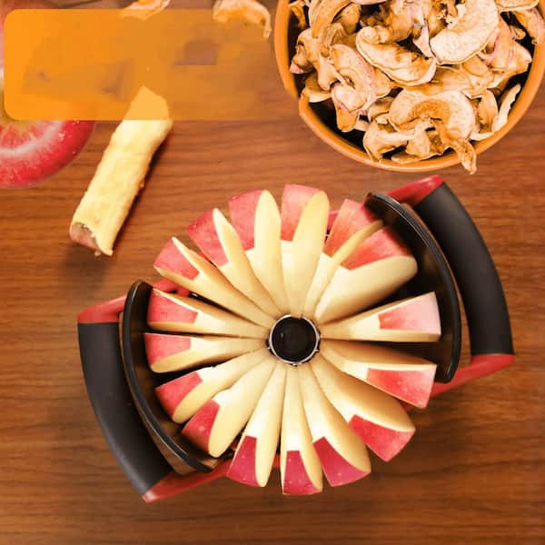 Apple Slicer and Corer for Pears, Fruit Slicer with Handles, Sharp Stainless Steel Blades for Quick, Even Slicing