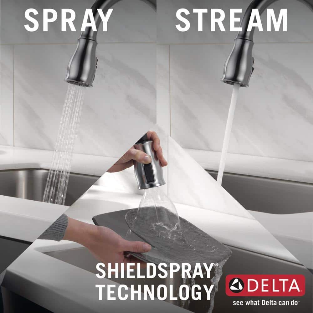 Arctic Stainless Steel Pull-Down Kitchen Faucet with Touch Control