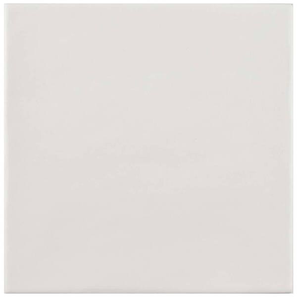 Merola Tile Atelier Blanco 5-7/8 in. x 5-7/8 in. Ceramic Floor and Wall Tile (5.73 sq. ft. / case)
