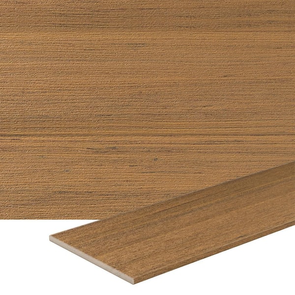 Composite Prime+ 1/2 in. x 12 in. x 12 ft. Square Coconut Husk Composite Fascia (Actual: 0.58 in. x 11.95 in. x 12 ft.)