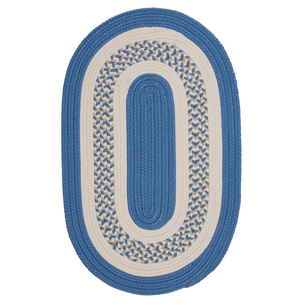Spiral II Blue Ice 10 ft. x 13 ft. Indoor/Outdoor Patio Area Rug price history on PriceWatchPro