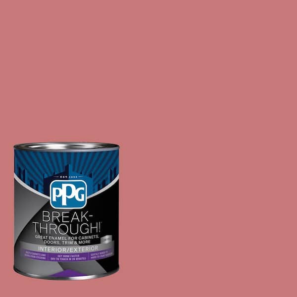 Break-Through! 1 qt. PPG18-29 Emberglo Satin Door, Trim & Cabinet Paint
