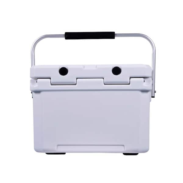 Grizzly 20-Quart Rotomolded Cooler - White