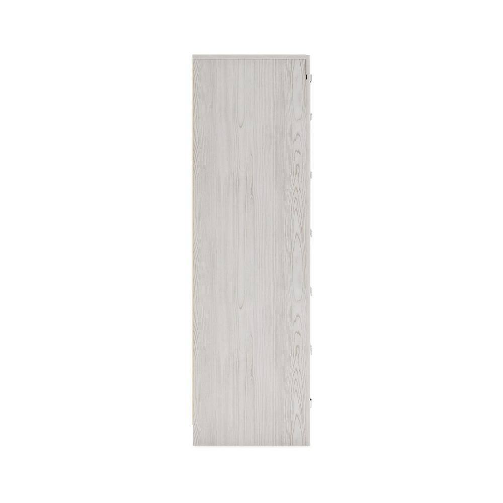 White 5 Drawers 33.7 in. Dresser Without Mirror