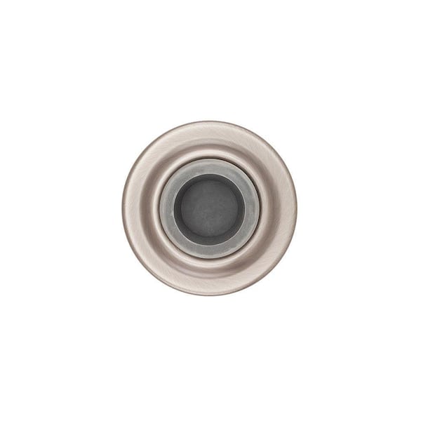 Baldwin 2.4 in. Matte Antique Nickel Concave Wall Mounted Door Stop