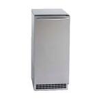 15 in. 85 lb. Freestanding Ice Maker in Stainless Steel