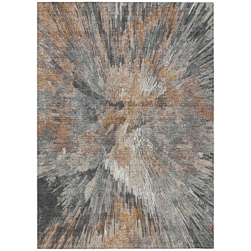 Chantille Machine Washable Indoor/Outdoor Abstract ACN2283 Copper 2 ft. 6 in. x 3 ft. 10 in. Area Rug price history on PriceWatchPro