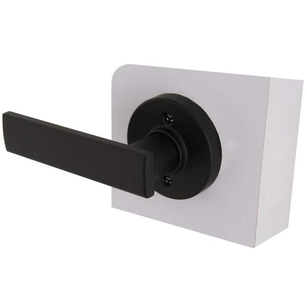 Westwood Matte Black Dummy Door Lever with Round Rose