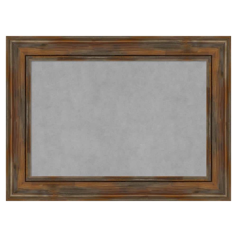 Alexandria Rustic Brown 30 in. x 22 in. Framed Magnetic Board price history on PriceWatchPro