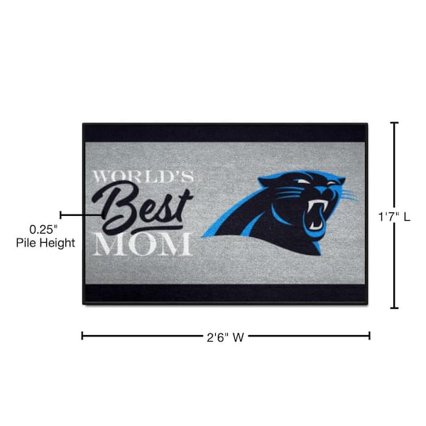 Fanmats Carolina Panthers Starter Mat - World's Best Mom