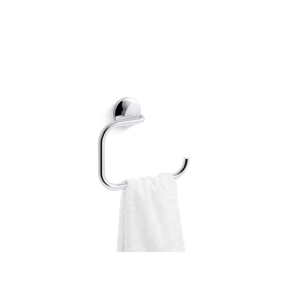 Tone Polished Chrome Wall Mounted Circular Towel Ring