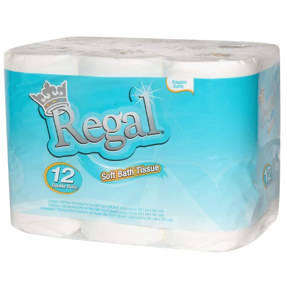 12 Kleenex Toilet Paper Rolls Bath Tissue Bathroom White Soft 2 Ply 400 Sheets 