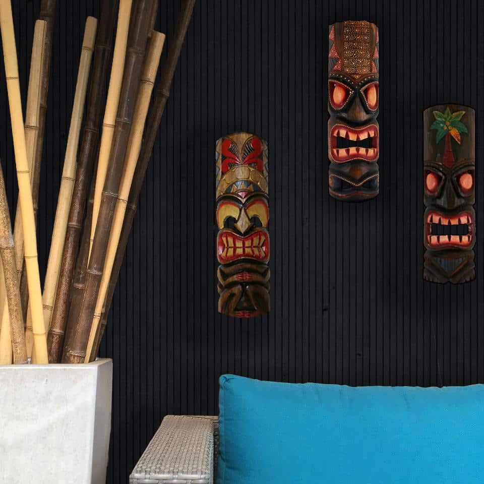 Ebony Textured Bamboo Wall Paneling Decor, 48x96 inches