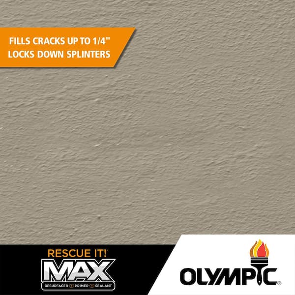 Olympic Rescue It 5 gal. SC-1037 Gray Marble Solid Exterior Deck Resurfacer and Primer with Sealer