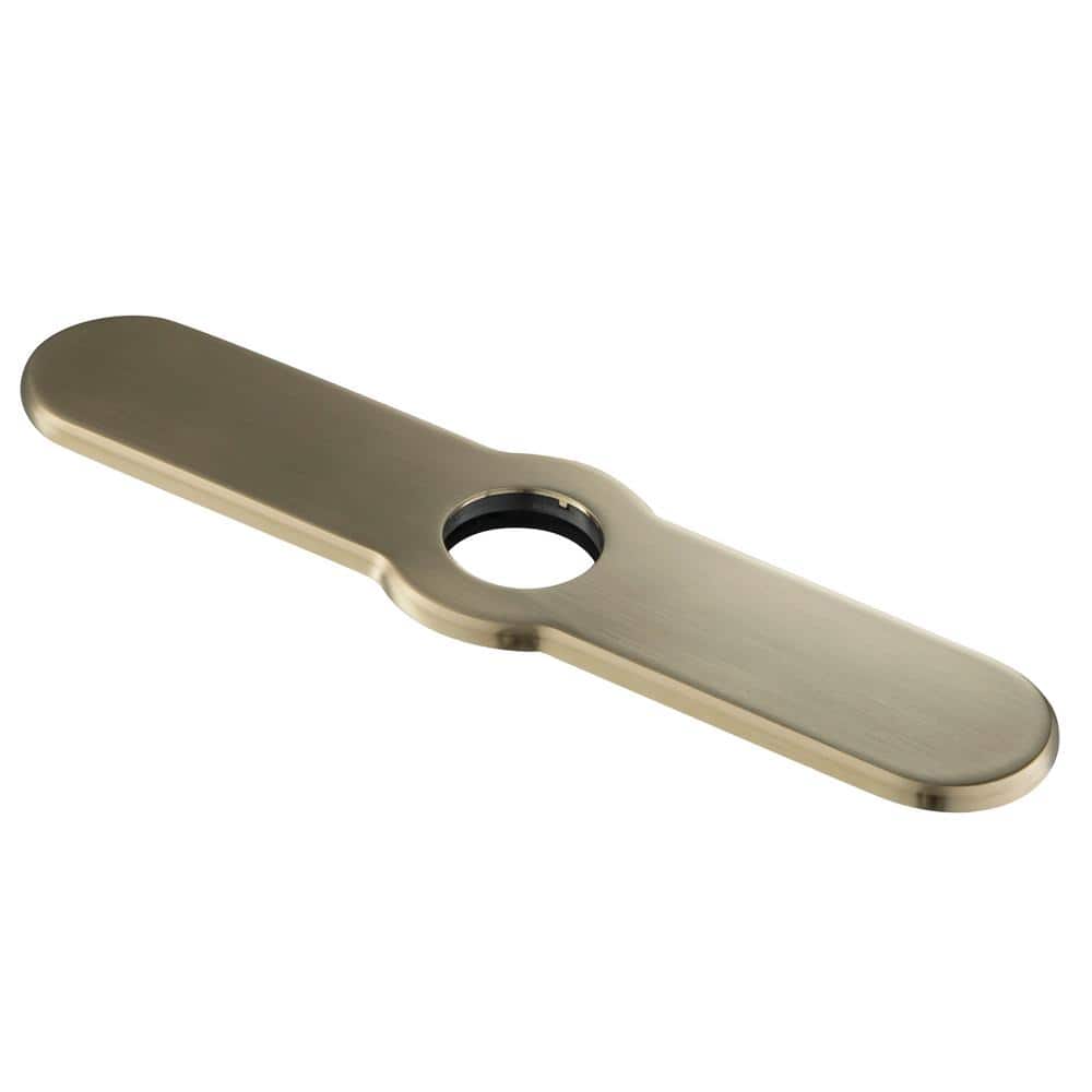 Brushed Gold Metal Deck Plate for Kitchen Faucet