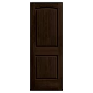 24 in. x 80 in. Santa Fe Espresso Stain Molded Composite MDF Interior Door Slab