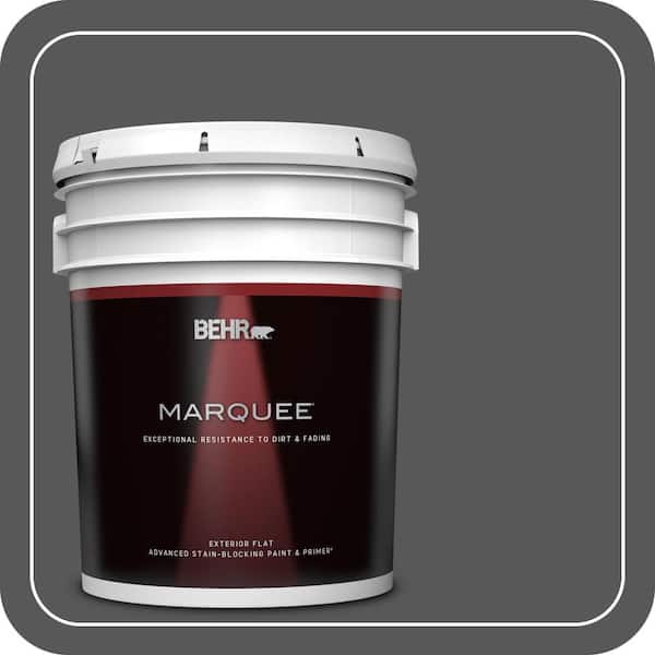 BEHR MARQUEE 5 gal. #PPU24-22 Shadow Mountain Flat Exterior Paint & Primer