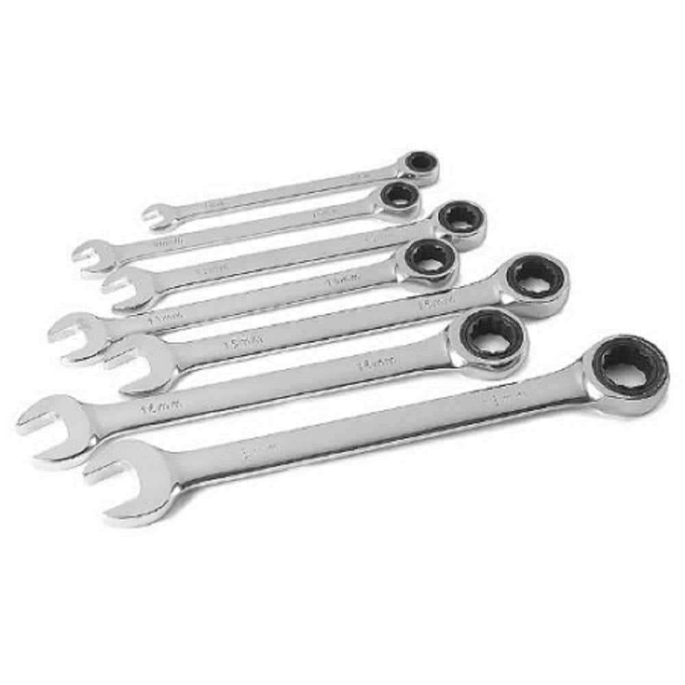 UPC 802090173509 product image for 7-Piece Wrench Set Combo SAE Ratcheting | upcitemdb.com