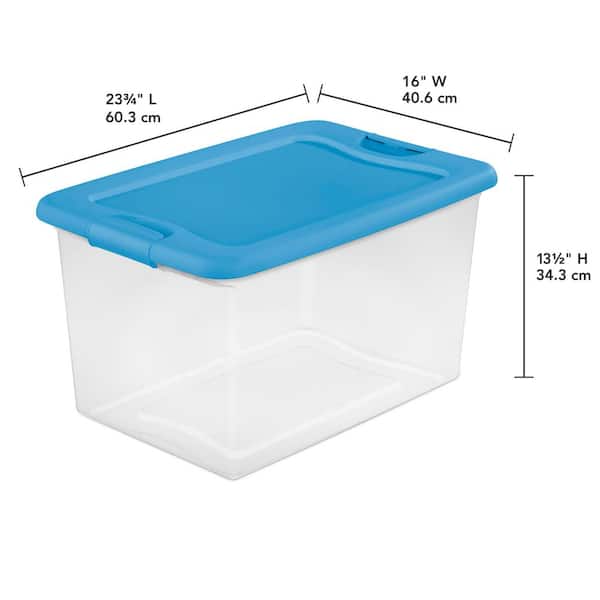 Sterilite 64 /61 L Latching Box-Storage Tote 14974906