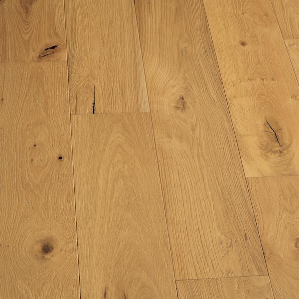 Benecia French Oak 1/2 in.T x 7.5 in.W Tongue and Groove Wirebrushed Engineered Hardwood Flooring (23.3 sq. ft./case)