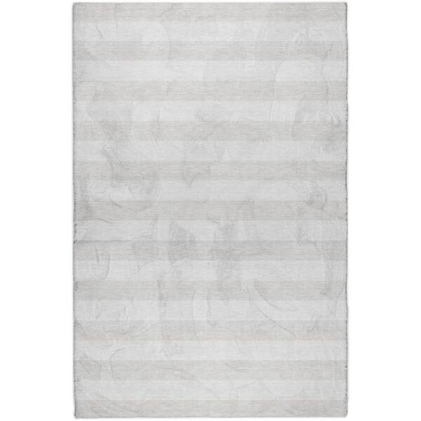 Dream Shag Premium Machine Washable Abstract ADS528 Ivory 9 ft. x 12 ft. Area Rug