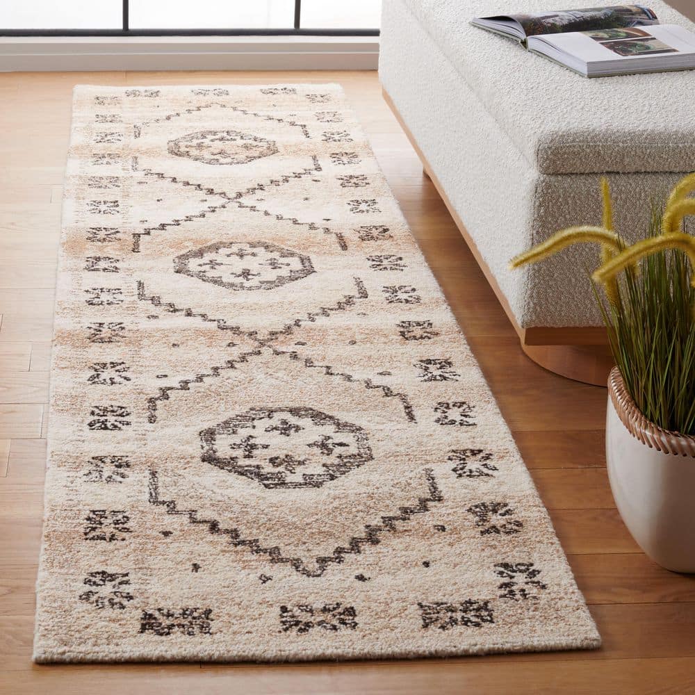 Ebony 2 ft. x 9 ft. Gold/Beige Aztec Medallion Runner Rug price history on PriceWatchPro