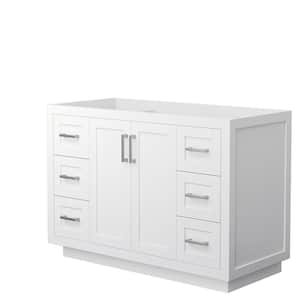 Miranda 47.25 in. W x 21.75 in. D Single Bath Vanity Cabinet Only in White