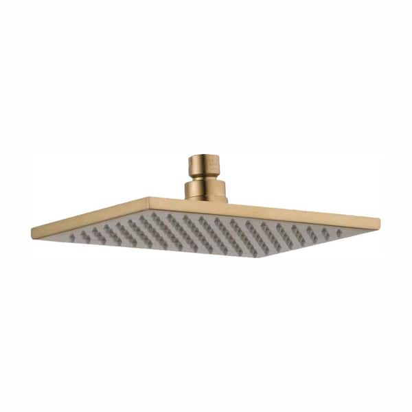 Delta Vero 1-Spray 8.7 in. Single Wall Mount Fixed Shower Head in Champagne Bronze