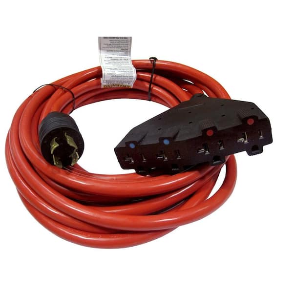 Unbranded POWERMATE 25 ft. 20-Amp 12-Gauge Generator Cord