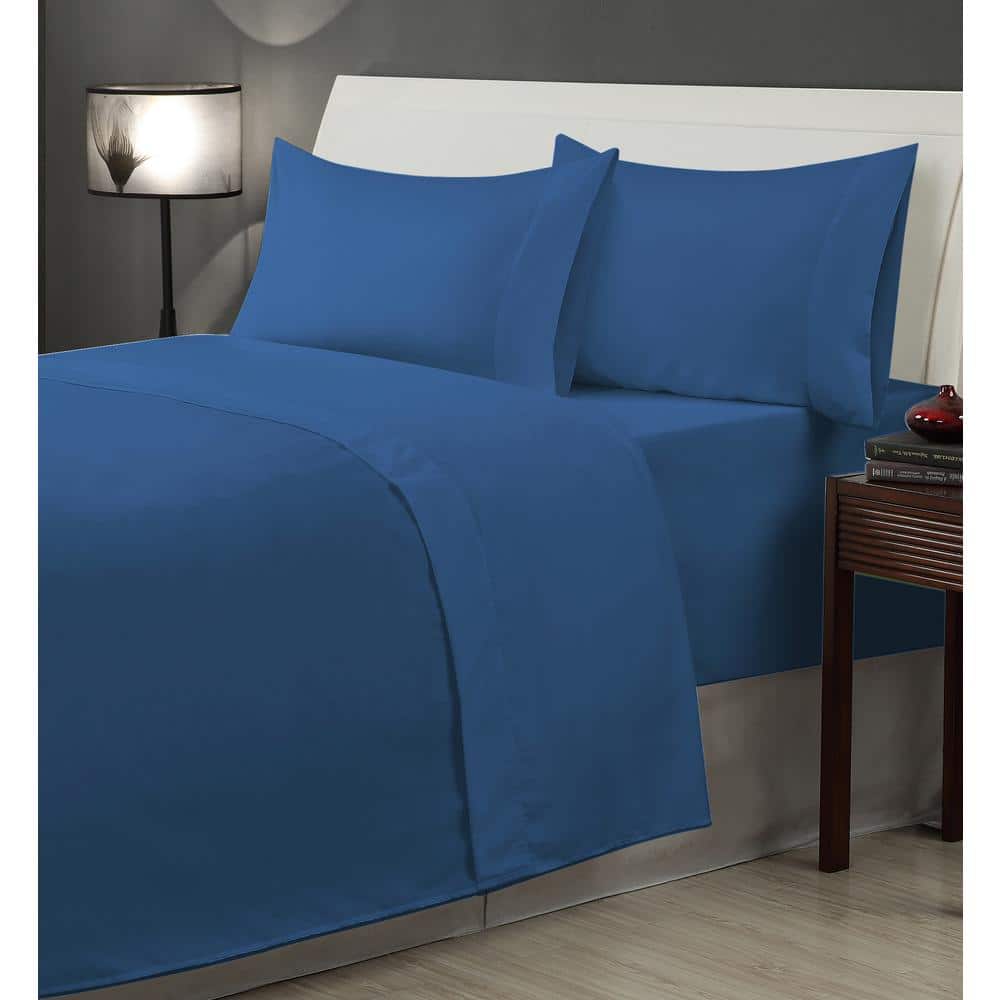 Harper Lane Monroe 2Piece Microfiber Blue Pillowcase Pair 17614 The