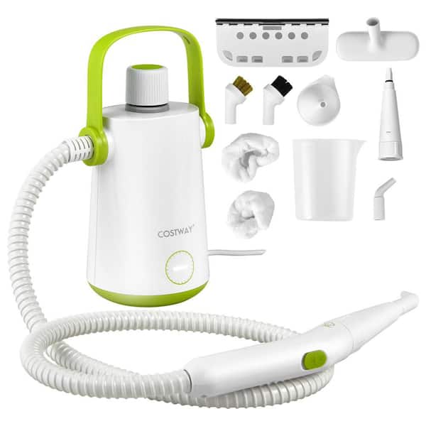 1000W Multifunction Corded Portable Hand-held Steam Cleaner in Green