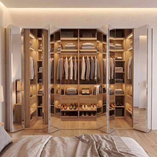 Impact Plus 144 in. x 96 in. Polished Edge Mirror Solid Core MDF