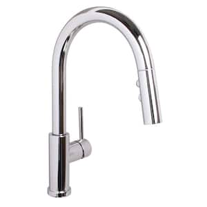 Neo Single-Handle Pull-Down Sprayer Kitchen Faucet in Polished Chrome