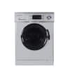 1.57 cu. ft. 110-Volt Compact All-in-One Washer and Dryer Combo Version 2 Pro in Silver