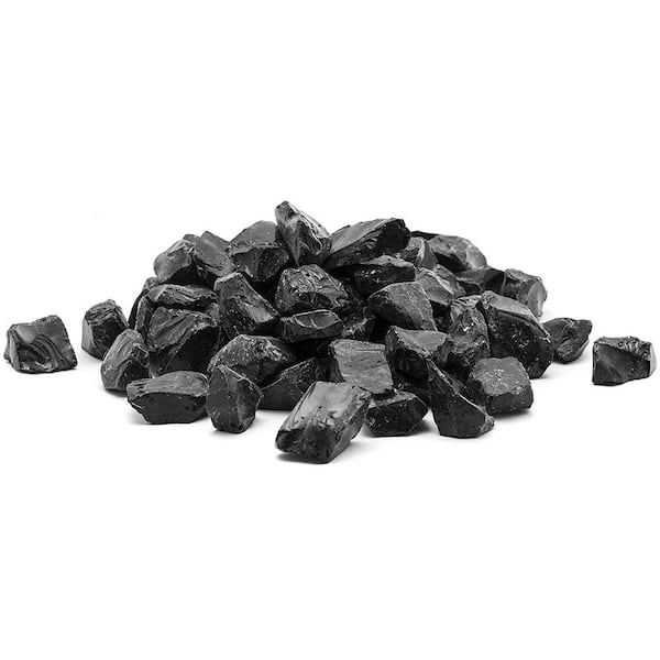 1/2 in. 20 lb. Medium Black Landscape Glass