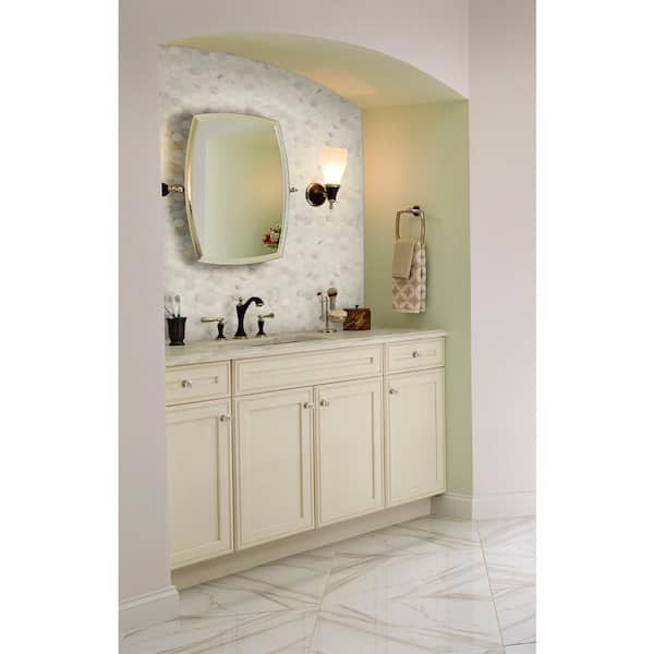 Calacatta Gold Hexagon 12 in. x 11.75 in. Polished Marble Floor and Wall Tile (10 sq. ft./Case)