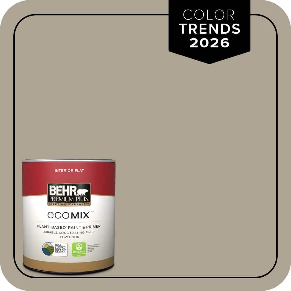 1 qt. Home Decorators #HDC-NT-14 Smoked Tan Flat EcoMix Plant-Based Interior Paint & Primer price history on PriceWatchPro
