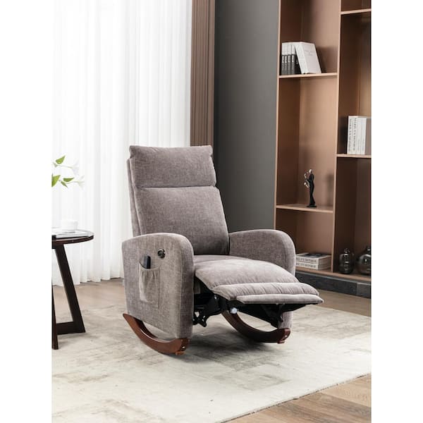 armchair with built in footrest