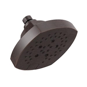Stryke 5-Spray Patterns 1.75 GPM 6 in. Wall Mount Fixed Shower Head with H2Okinetic in Venetian Bronze