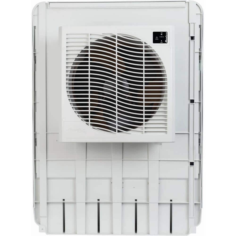 MasterCool 4000 CFM Slim Profile Window Evaporative Cooler for 2000 sq. ft., White -  MCP59