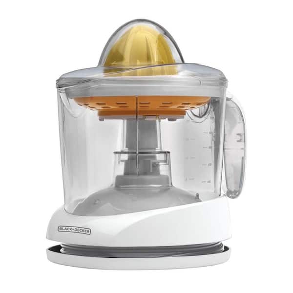 32 oz. Electric Citrus Juicer, CJ625, Pressure Activated, Adjustable Pulp Control, Dishwasher-Safe in White