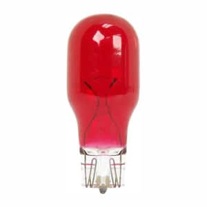 4-Watt Red-Colored T5 Wedge Dimmable Incandescent 12-Volt Landscape Garden Light Bulb (48-Pack)