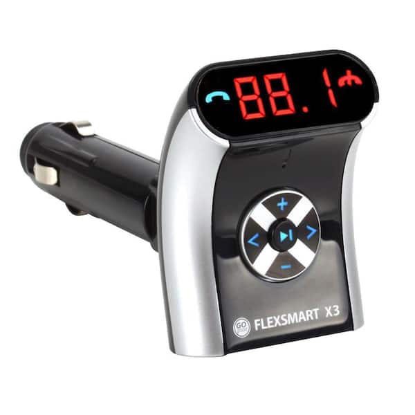 GOgroove FlexSMART X3 Compact Bluetooth FM Transmitter