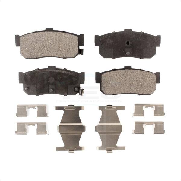 TEC Rear Ceramic Disc Brake Pads For Nissan Maxima Altima Sentra INFINITI I30 G20 EV